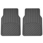 FH Group Heavy-Duty Rubber Floor Mats Set