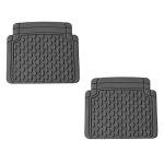 FH Group Heavy-Duty Rubber Floor Mats Set