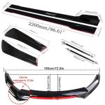 Universal Car Body Kit – Bumper Lip, Side Skirts, Diffuser