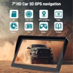 7” HD Touchscreen GPS Navigator with Lifetime Maps