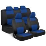 Blue and Black BDK PolyPro Car Seat Covers Set