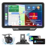 7" Wireless Carplay Screen with Backup Camera