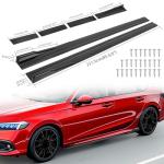 DREAMOTOR Universal 2PCS Car Side Skirts Kit