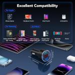 4-Port USB C Car Charger for Fast Charging