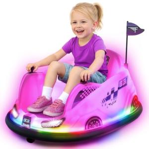 Glow Bumper Car Ride-On Toy for Kids