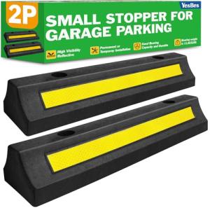 YesBes Garage Parking Aid – 2 Pack Reflective Stoppers