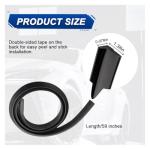 3D Rubber Rear Car Spoiler Lip Kit