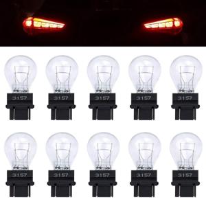 10 PCS Waterproof 3157 Tail Light Bulbs