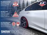 K&K Auto Pro Series Snow Socks for Tires