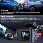 Dual Dash Cam with Night Vision and Wi-Fi