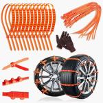Universal Snow Tire Chains for Cars and SUVs