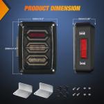 Nilight LED Tail Lights for 2007-2018 Wrangler JKU