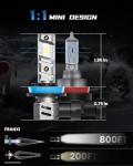 FRANXI Super Bright H11 Fog Light Bulbs