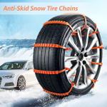 Universal Snow Tire Chains for Cars and SUVs