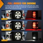 Nilight LED Tail Lights for 2007-2018 Wrangler JKU