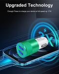 Dual Port Fast Car Phone Charger - 2Pack