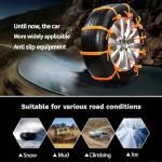 Universal Snow Tire Chains for Cars and SUVs