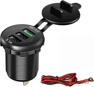 Fast Charging 3-USB Car Charger 2-Pack