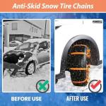 Universal Snow Tire Chains for Cars and SUVs