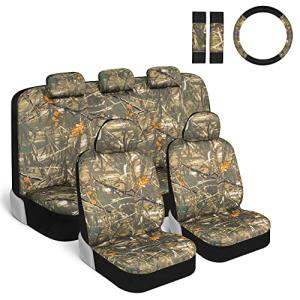 BDK Hunter Camo Full Car Seat Covers Set