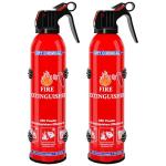 Compact Dry Chemical Fire Extinguisher 2-Pack