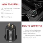 Fast Charging 3-USB Car Charger 2-Pack