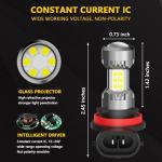 Super Bright LED Fog Light Bulbs, Pack of 2
