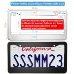 Chrome License Plate Frame Set - 2 Pieces
