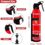 Compact Dry Chemical Fire Extinguisher 2-Pack