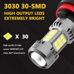 Super Bright LED Fog Light Bulbs, Pack of 2