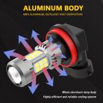 Super Bright LED Fog Light Bulbs, Pack of 2