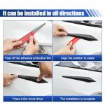 DUSCOKE 4PCS Car Door Edge Guard Protectors
