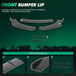 Carbon Fiber Style Front Bumper Lip Kit