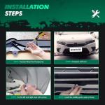 Carbon Fiber Style Front Bumper Lip Kit