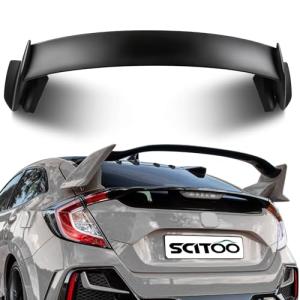 Honda Civic Hatchback Matte Black Spoiler Wing