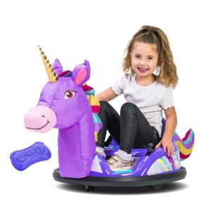 ImaginAir Unicorn Bumper Car for Kids