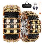 Heavy-Duty Snow Tire Chains for Cars and SUVs