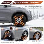 2 Pack Tire Snow Socks - Anti-Skid Traction