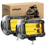 Nilight Amber 72W LED Off-Road Fog Lights