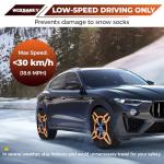 2 Pack Tire Snow Socks - Anti-Skid Traction
