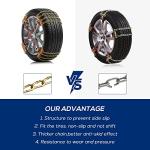 Universal Snow Tire Chains for Cars and SUVs