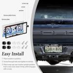 Mountain Style License Plate Frame Set of 2