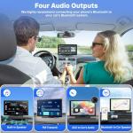 9" Wireless Apple CarPlay Dash Cam & GPS Screen