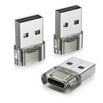 3-Pack USB to USB-C Adapter for CarPlay