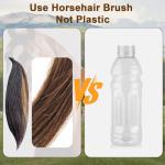 Horse Hair Shoe Brush Kit for Leather Care