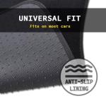 Premium Black Carpet Floor Mats with Heel Pad