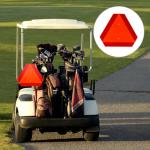 Kcgani Reflective Safety Triangle Sign for Vehicles