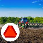 Kcgani Reflective Safety Triangle Sign for Vehicles