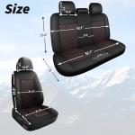 Leather Car Seat Covers – Waterproof & Breathable Full Set