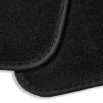 Premium Black Carpet Floor Mats with Heel Pad
